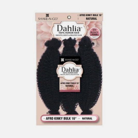 Shake N Go – Dahlia – Afro Kinky Human Hair Bulk – 16"
