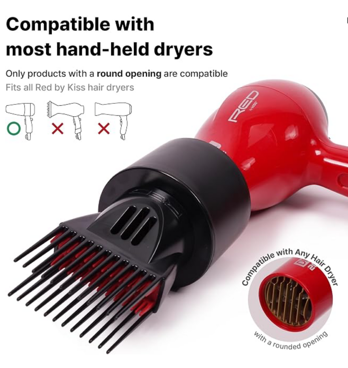 Red by Kiss Universal Detangler - Upgrade Styling Pik
