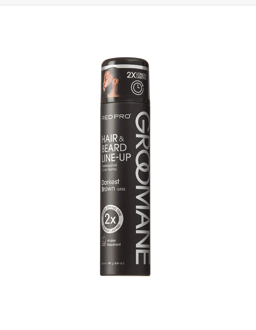 Red Pro Groomane Hair & Beard Line-Up Color Spray