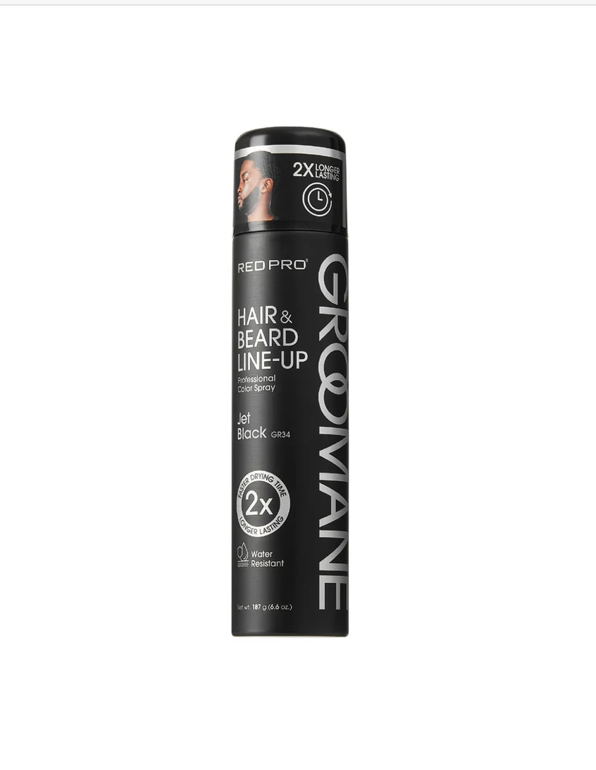 Red Pro Groomane Hair & Beard Line-Up Color Spray