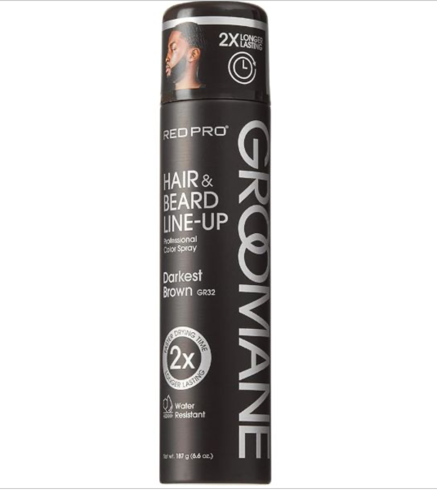 Red Pro Groomane Hair & Beard Line-Up Color Spray