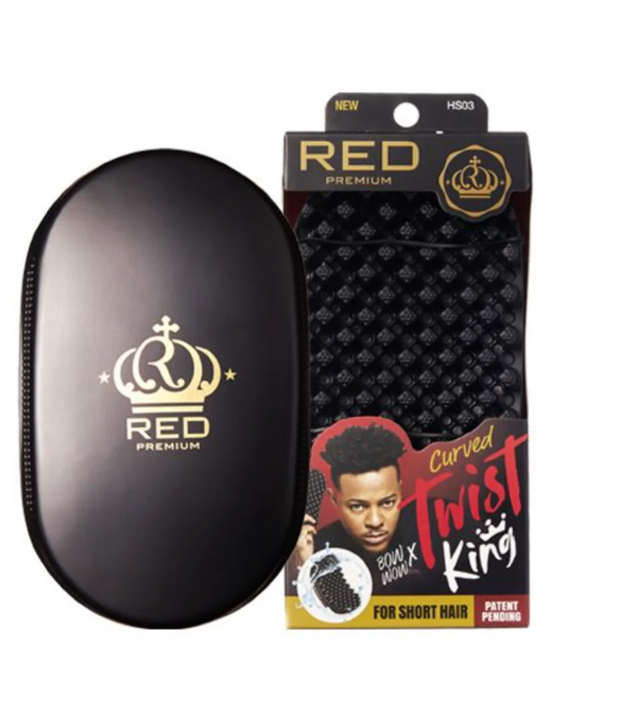 RED PREMIUM BY KISS BOW WOW X BLACK CURVED & DENSED TWIST KING