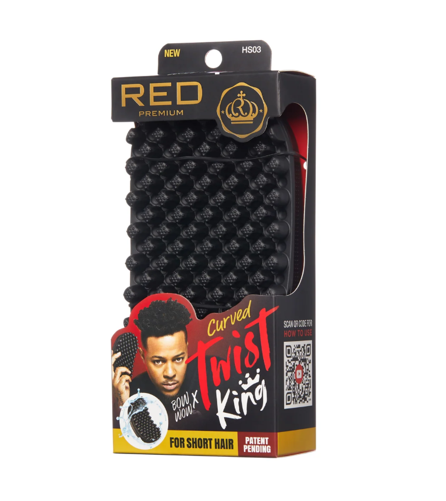 RED PREMIUM BY KISS BOW WOW X BLACK CURVED & DENSED TWIST KING