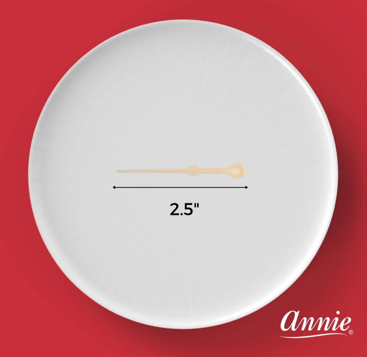 ANNIE PLASTIC ROLLER PICKS 3'' - 80PCS