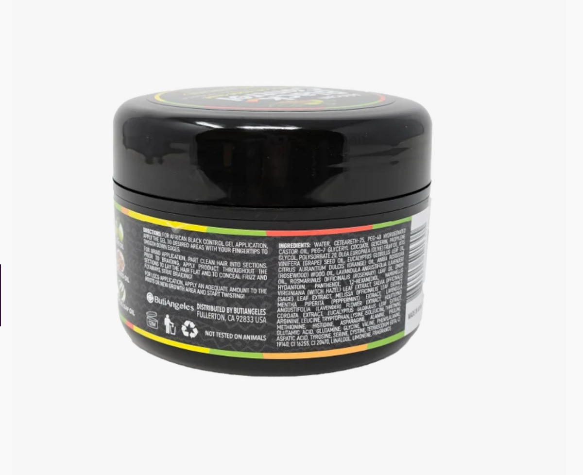 African Black Control Black Edge Gel 5X Extreme Hold 5 oz