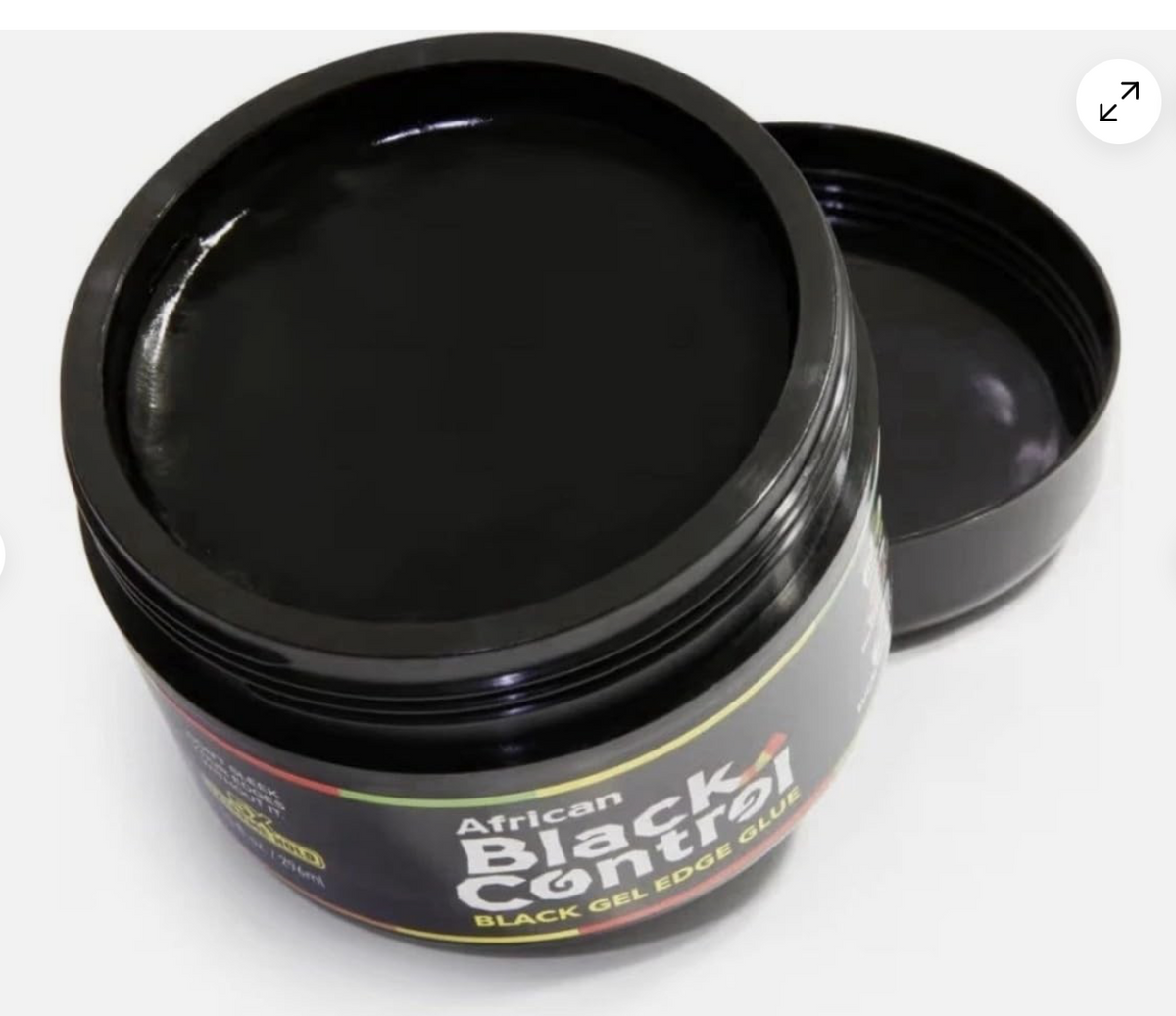 African Black Control Black Edge Gel 5X Extreme Hold 10 oz
