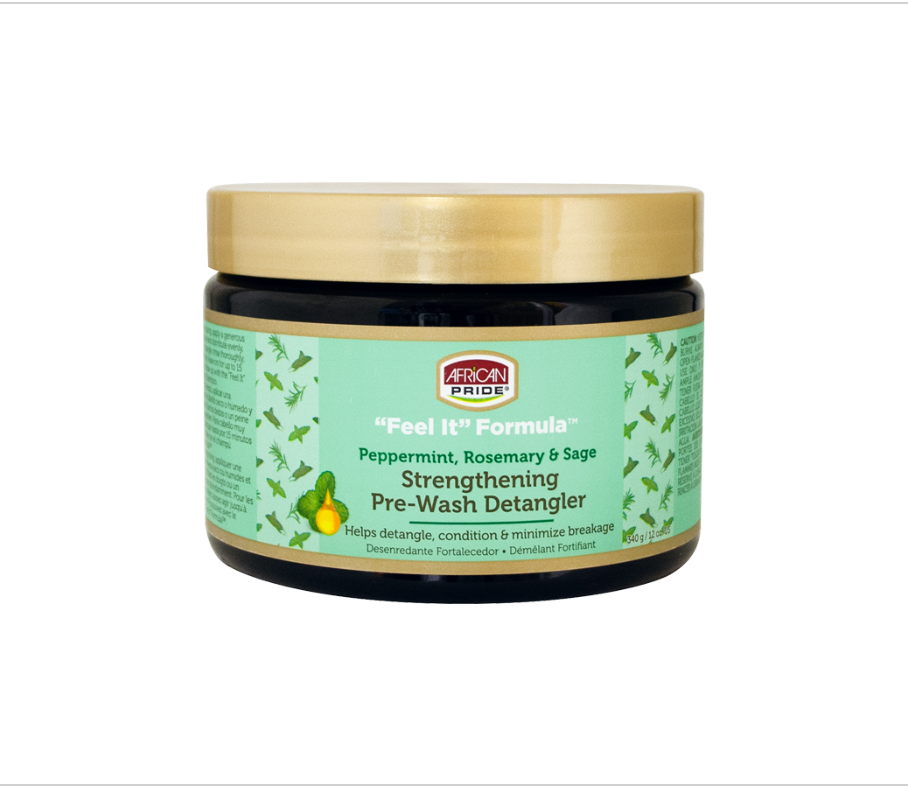 AFRICAN PRIDE PEPPERMINT, ROSEMARY & SAGE STRENGTHENING PRE-WASH DETANGLER
