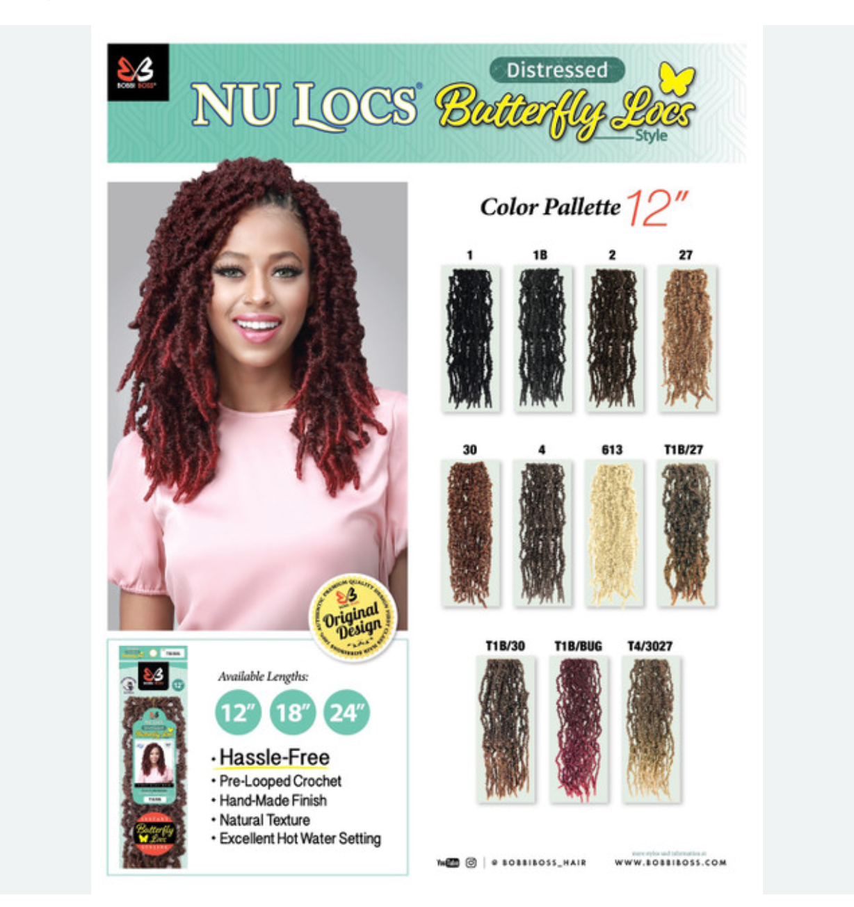 BOBBI BOSS-NU LOCS - 2X - 12''