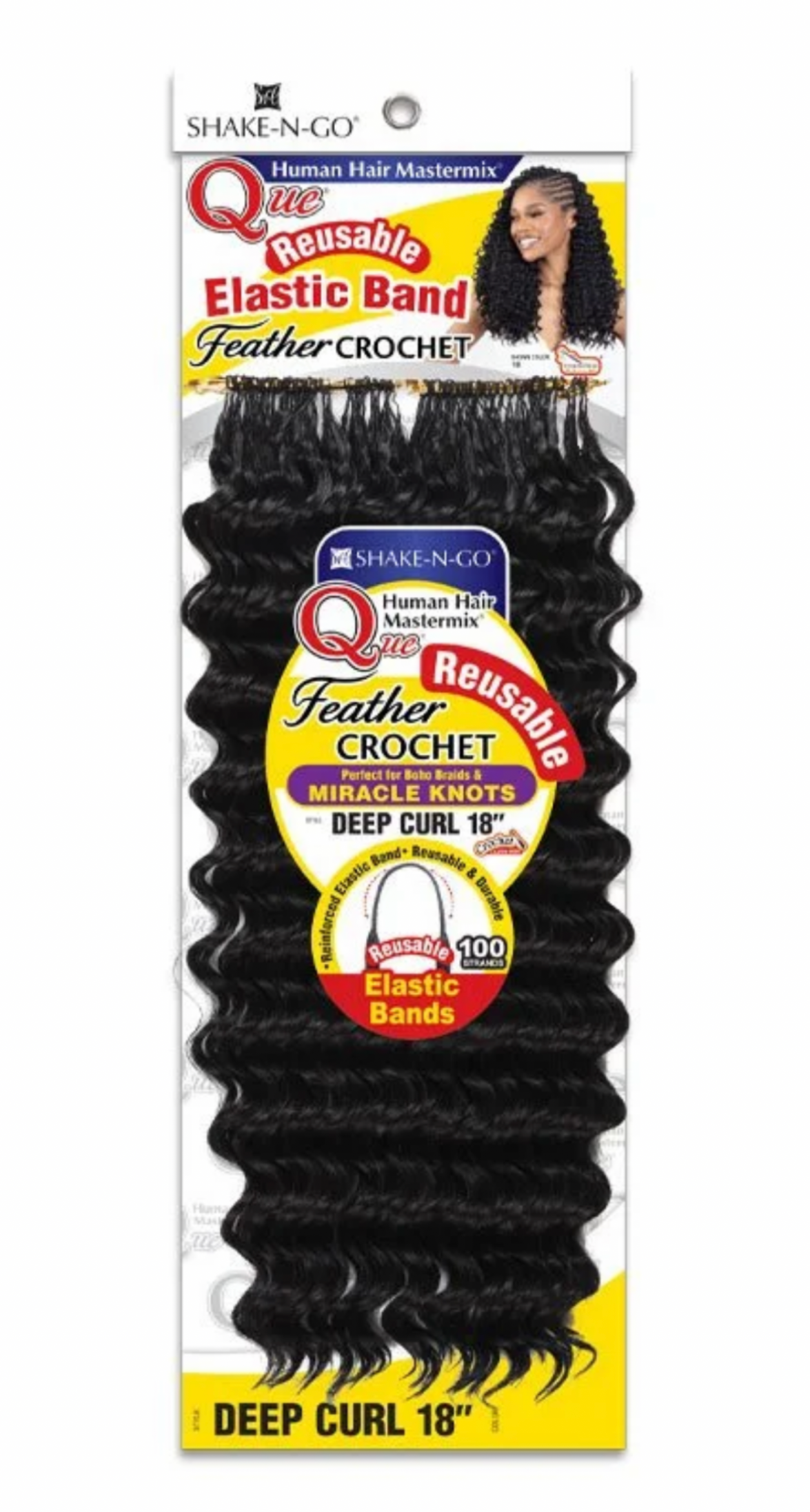 SHAKE N GO - OG FEATHER CROCHET - WATER CURLS - 18''