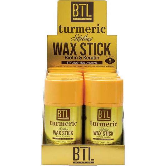 BTL Hair Wax Stick Turmeric, Biotin, Keratin Level 5