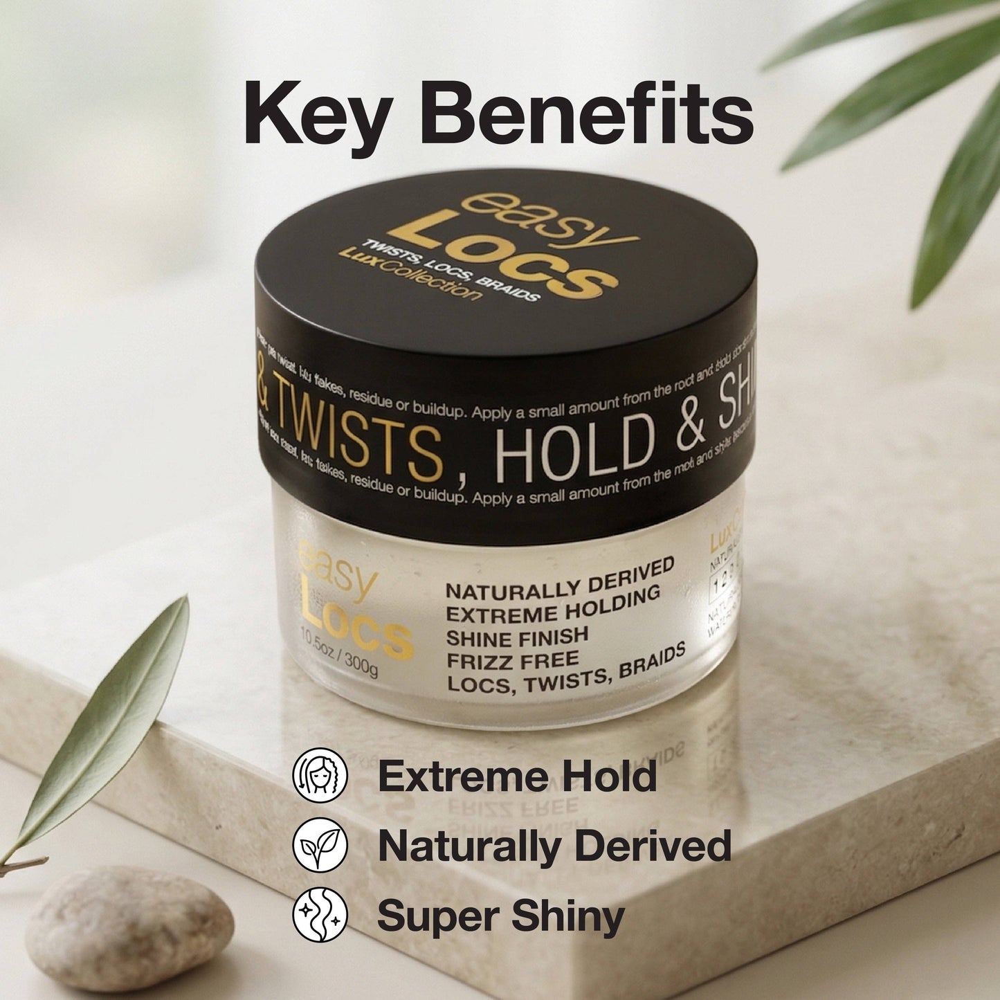 SM Beauty LLC - Lux Collection - easy Locs 10.5oz/300g: LX29001 easyLocs
