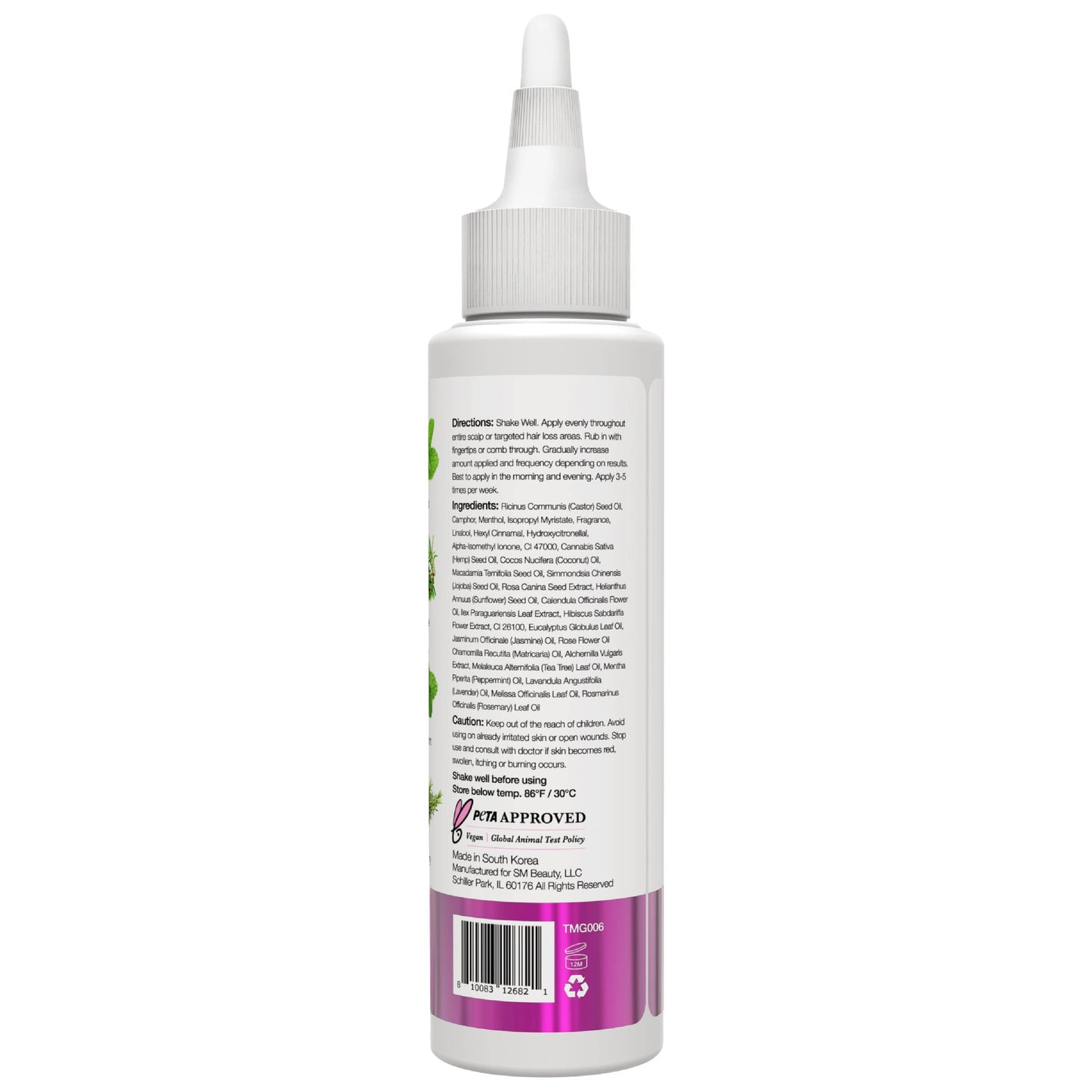 SM Beauty LLC - Lux Collection - 3X Miracle Gro Hair Oil | Anti-Itching: TMG006 Anti-Itching (6 PCS)