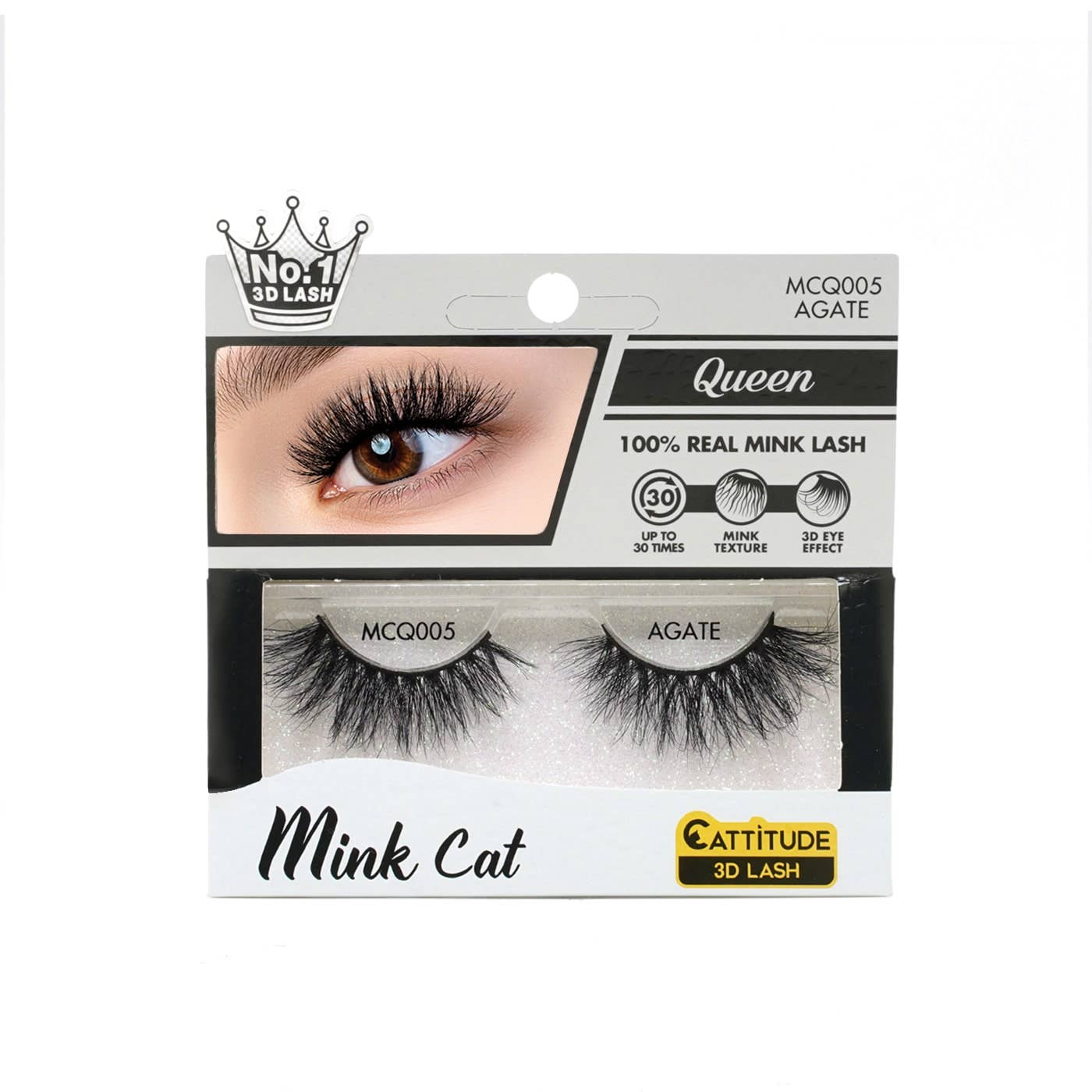 EBIN NEW YORK - Agate - Queen Mink Cat 3D Lashes