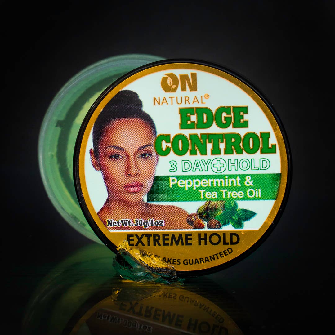 ON Natural USA - ON NATURAL - Edge Control  Extreme Hold [Peppermint & Tea]: 1oz