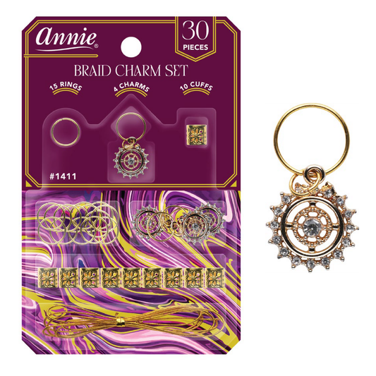 Annie - Annie Braid Charm Set, Diamond Circle