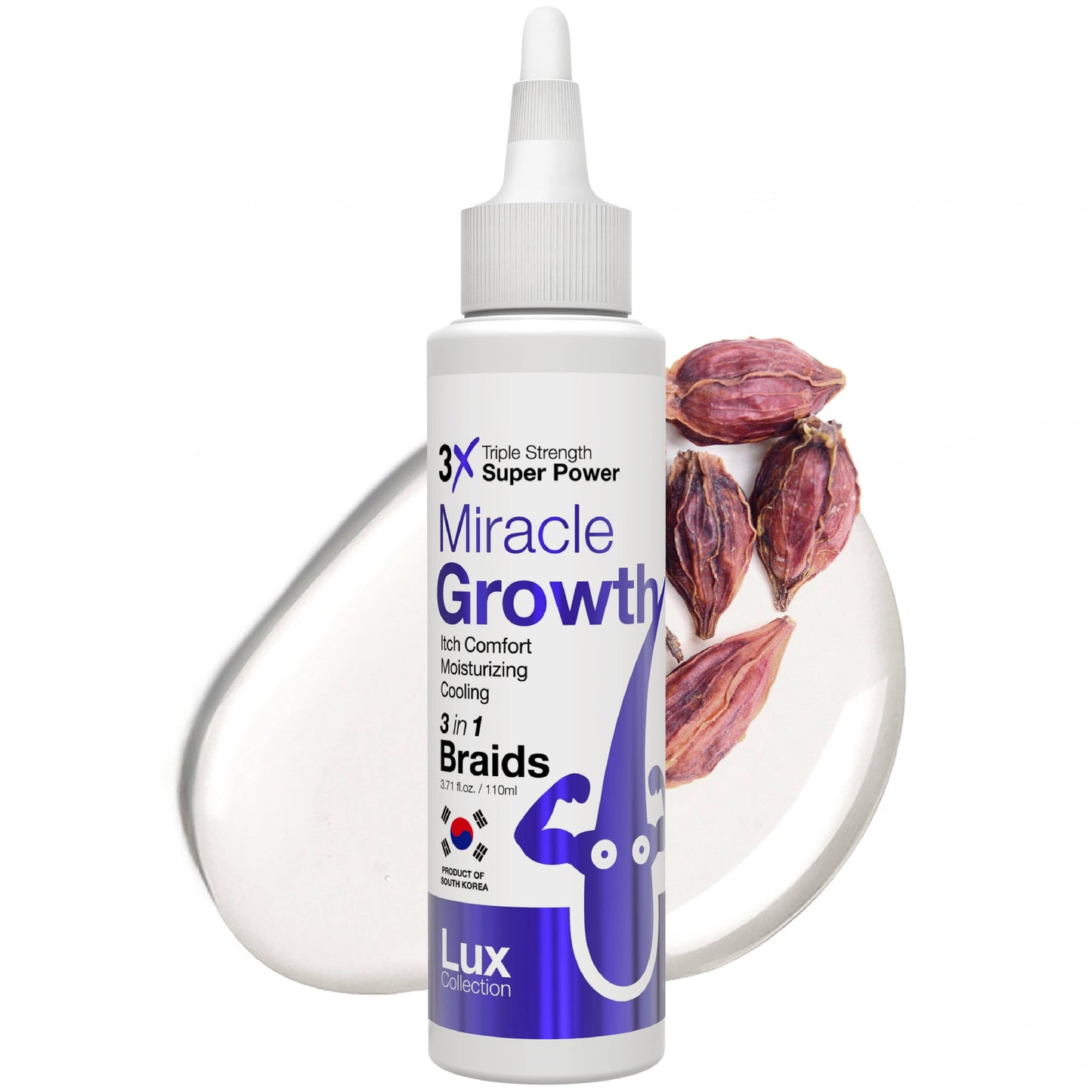 SM Beauty LLC - Lux Collection - 3X Miracle Gro Hair Oil | Instant Freezer: TMG007  Instant Freezer (6 PCS)