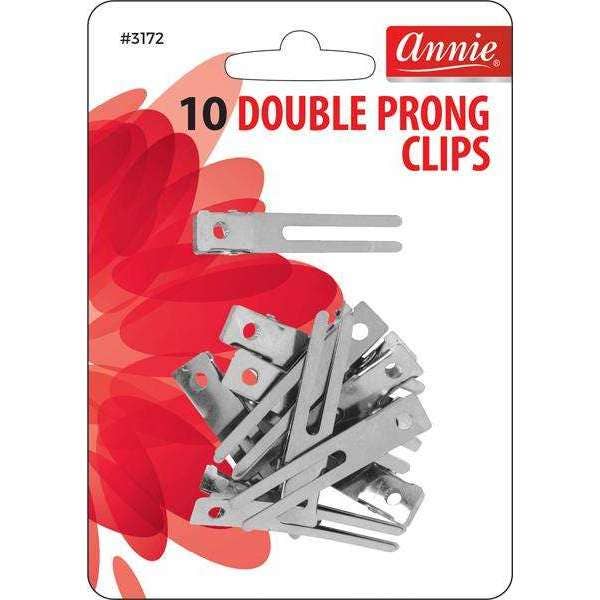 Annie - Annie Double Prong Clips 10Ct