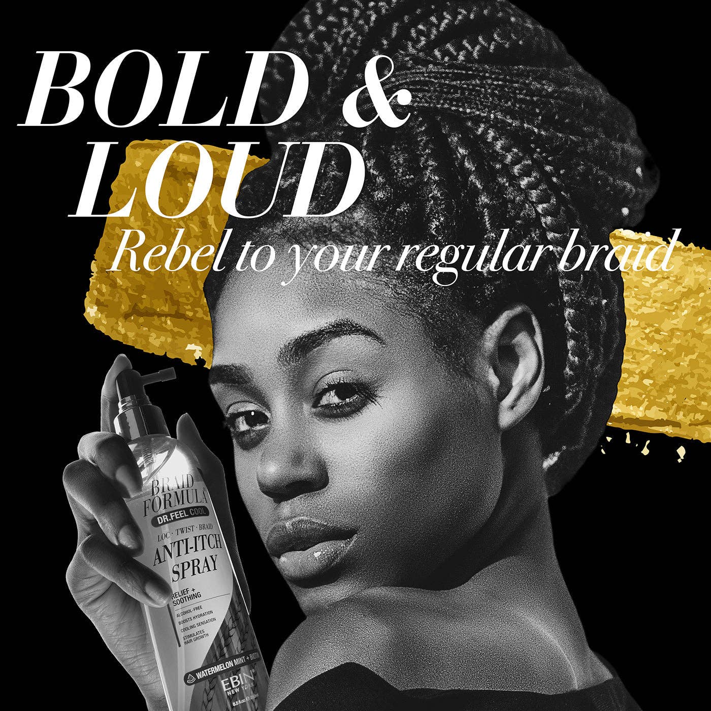 EBIN NEW YORK - Dr. Feel Cool Anti-Itch Spray - Watermelon Mint + Biotin