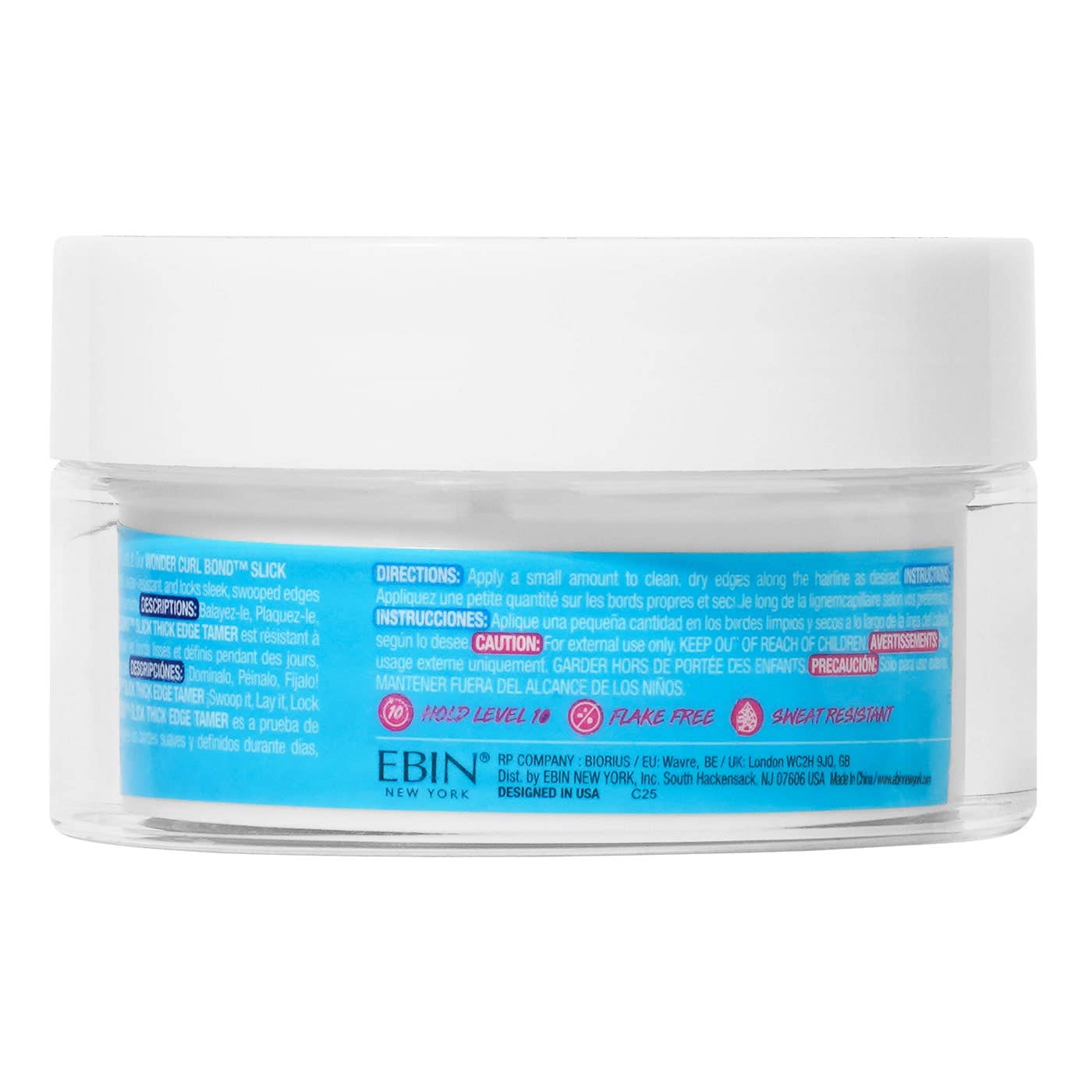 EBIN NEW YORK - Wonder Curl Bond - Edge Tamer Sports Edition