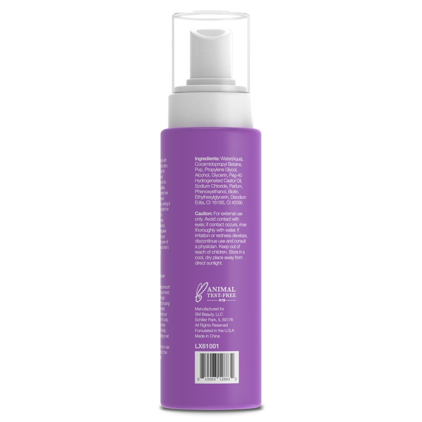 SM Beauty LLC - Lux Collection  - Biotin Wrap Lotion Mousse: LX61001 Biotin Wrap Lotion Mousse