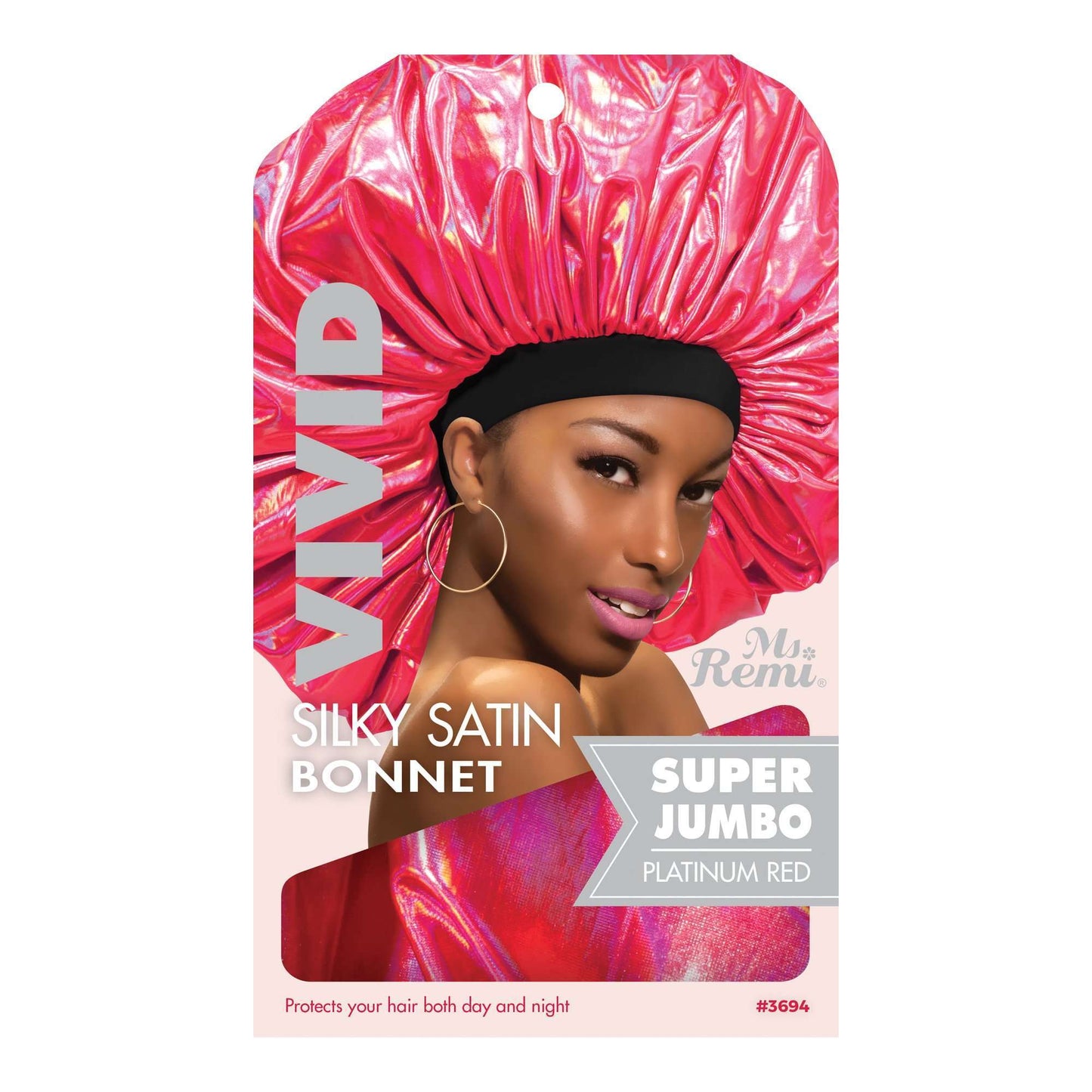 Annie International - Ms. Remi Silky Satin Vivid Bonnet X-Jumbo Platinum, Assorted