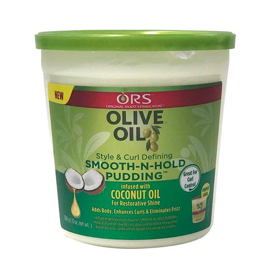 ORS OLIVE OIL SMOOTH N HOLD PUDDING STLE&CURL DEFINING 13OZ