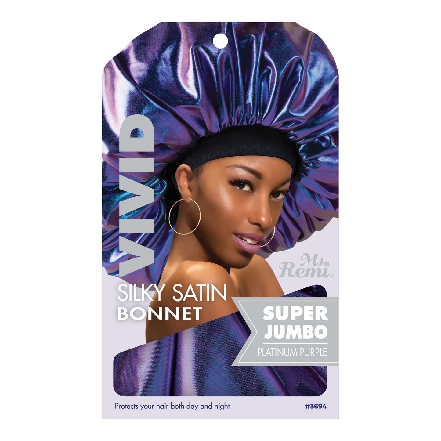 Annie International - Ms. Remi Silky Satin Vivid Bonnet X-Jumbo Platinum, Assorted