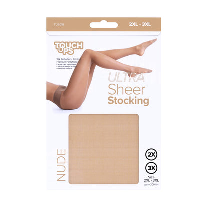 SM Beauty LLC - Touch Ups Ultra Sheer Stocking: Nude 6pk - L-XL