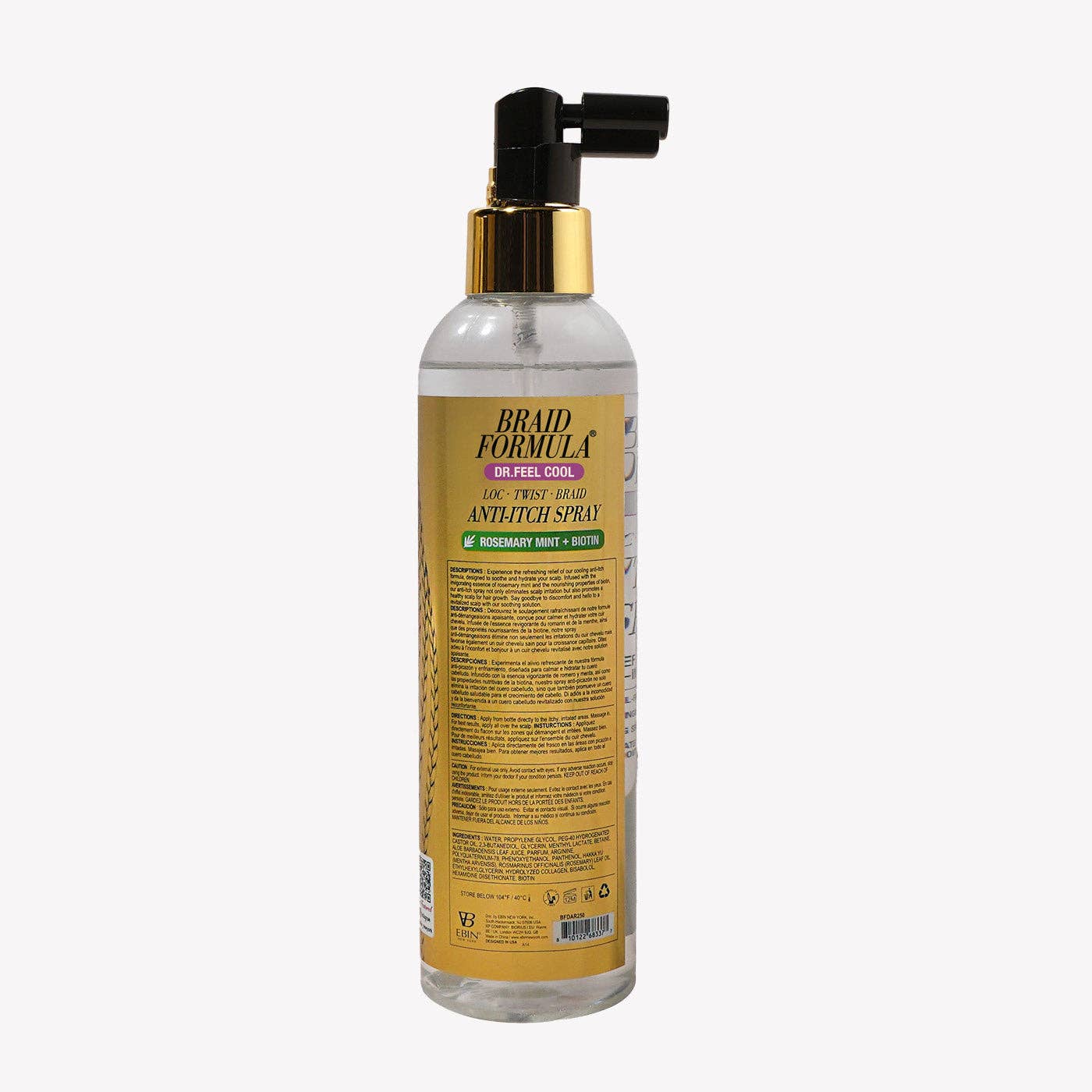 EBIN NEW YORK - Dr. Feel Cool Anti-Itch Spray - Rosemary Mint + Biotin
