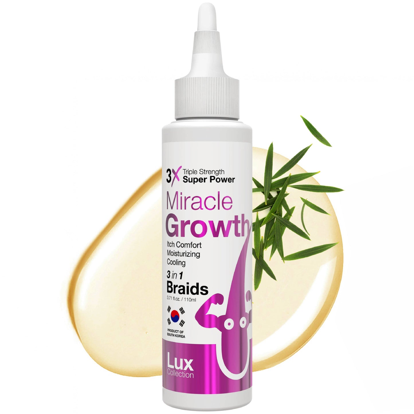 SM Beauty LLC - Lux Collection - 3X Miracle Gro Hair Oil | Anti-Itching: TMG006 Anti-Itching (6 PCS)