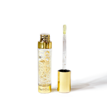 SM Beauty LLC - Hermine Gold Lovers Sparkling Clear Lip Gloss: Vitamin-C