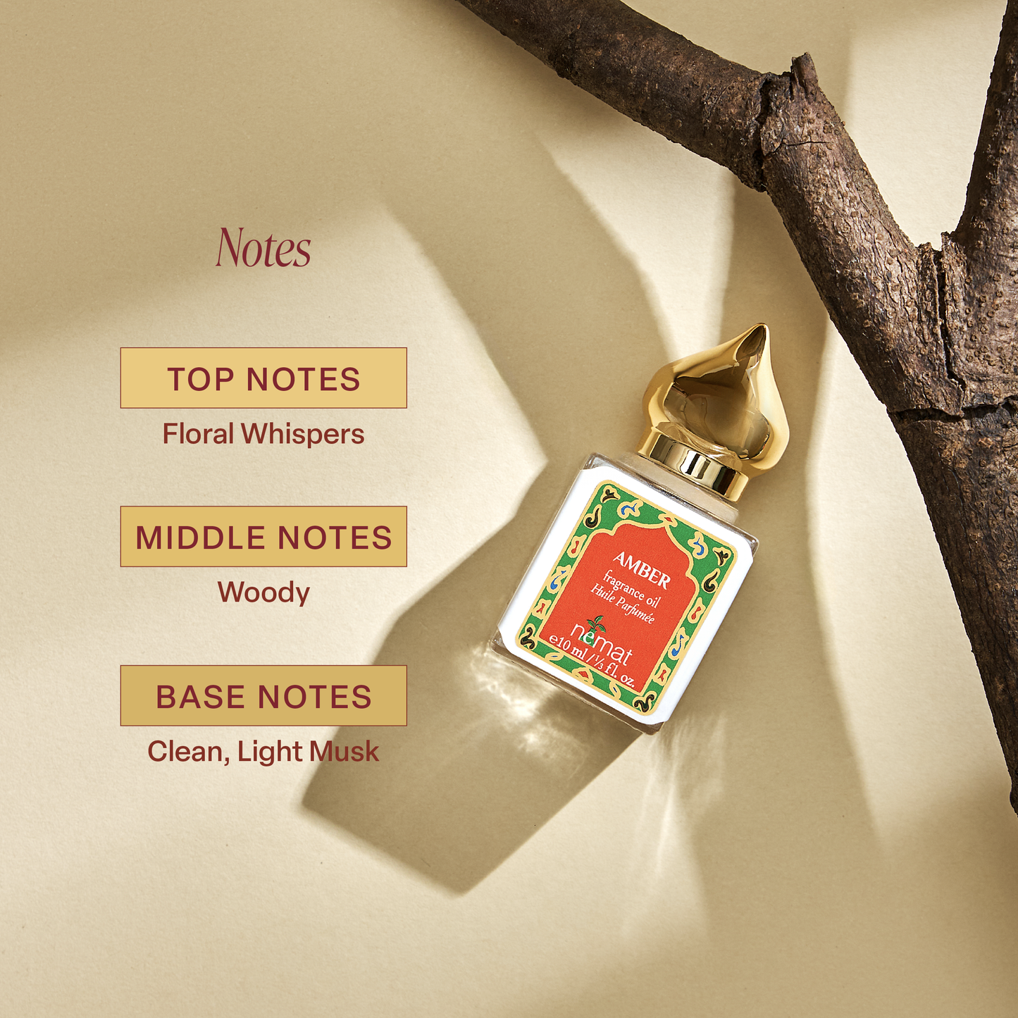 Nemat - Amber Perfume Oil: 10ml