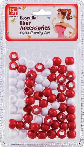 MI Hair Distribution - ROUND BEADS -  LARGE - MIX COLOR 1