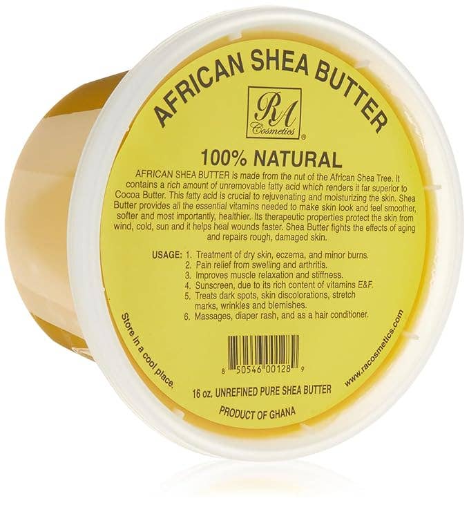 RA Cosmetics, LLC - 100% African Shea Butter Yellow 16 oz