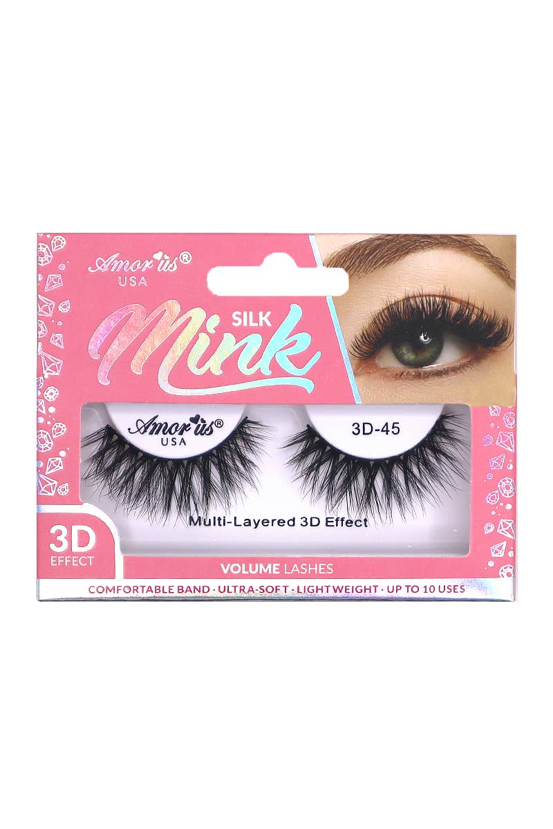 PINEAPPLE Beauty - AMORUS 3D-45 Silk Mink Volume Eyelashes