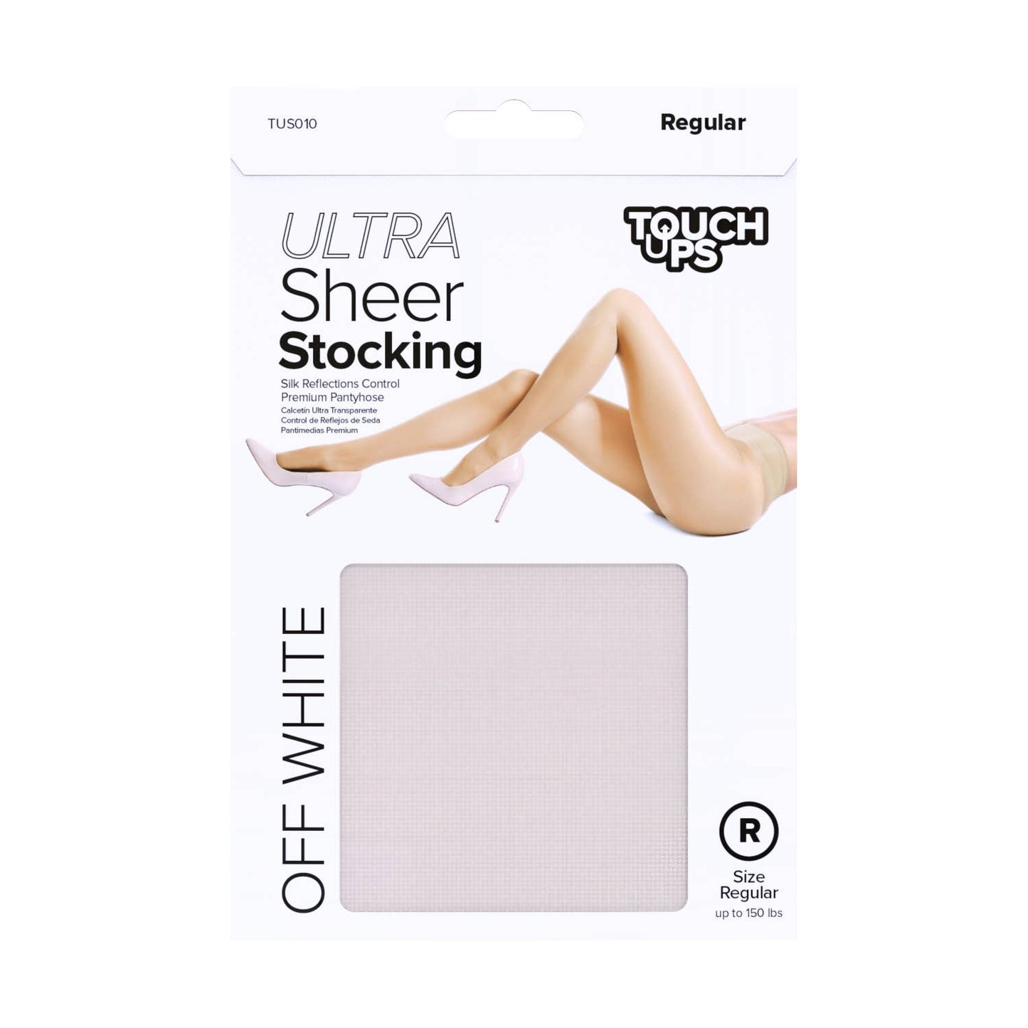 SM Beauty LLC - Touch Ups Ultra Sheer Stocking: Nude 6pk - L-XL