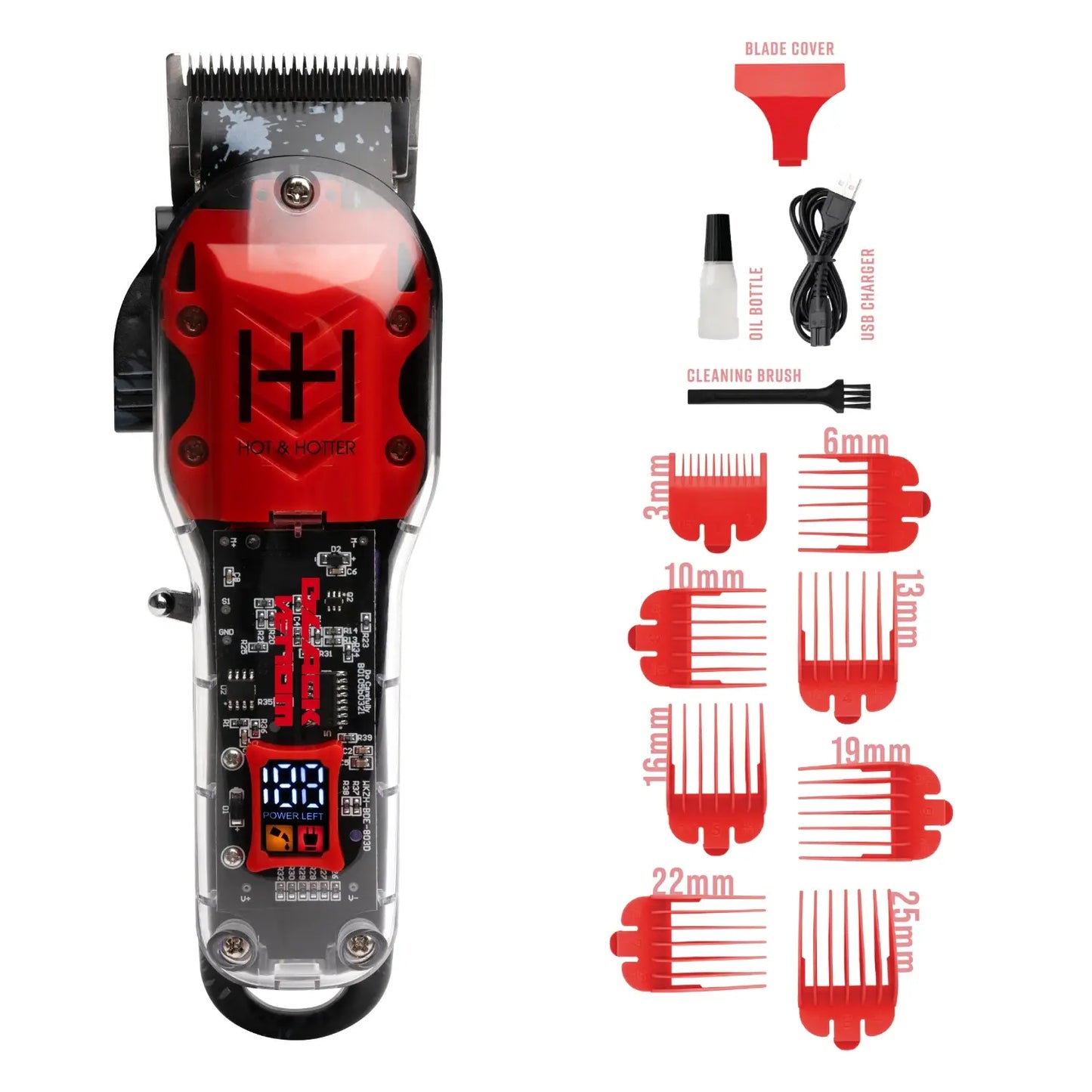 Annie - Hot & Hotter Pro Rechargeable Clippers Black Venom