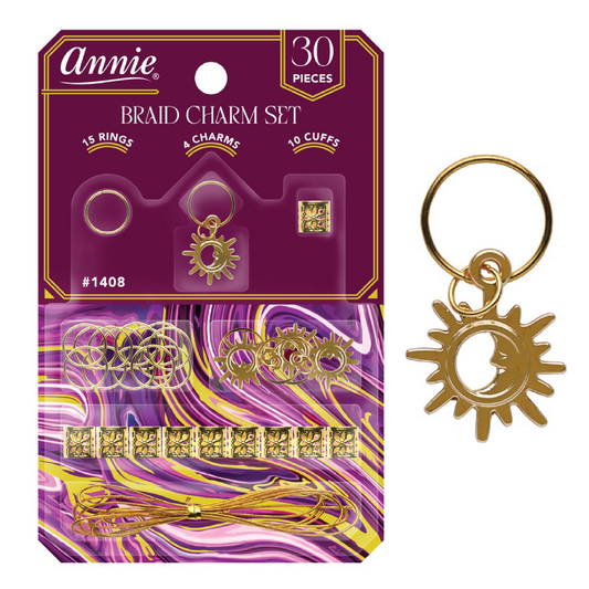 Annie - Annie Braid Charm Set, Sun & Moon