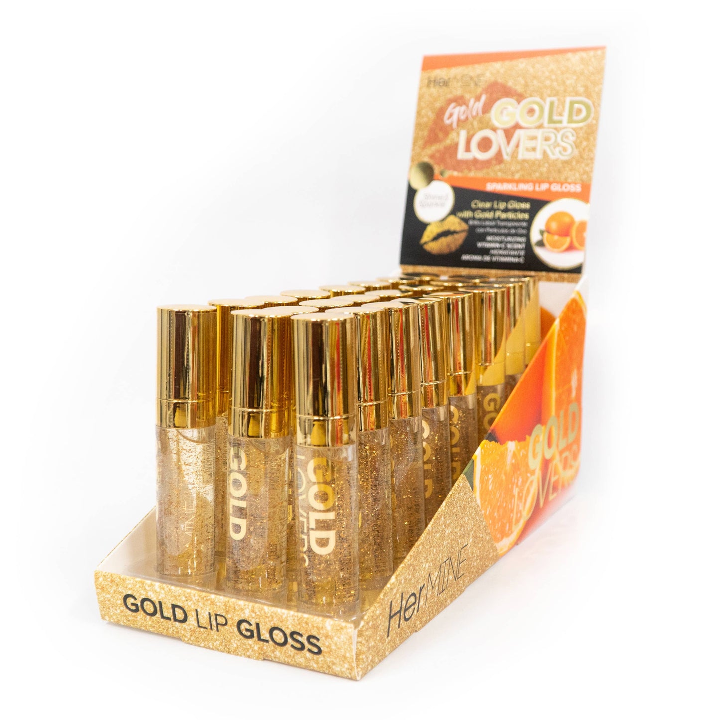 SM Beauty LLC - Hermine Gold Lovers Sparkling Clear Lip Gloss: Vitamin-C