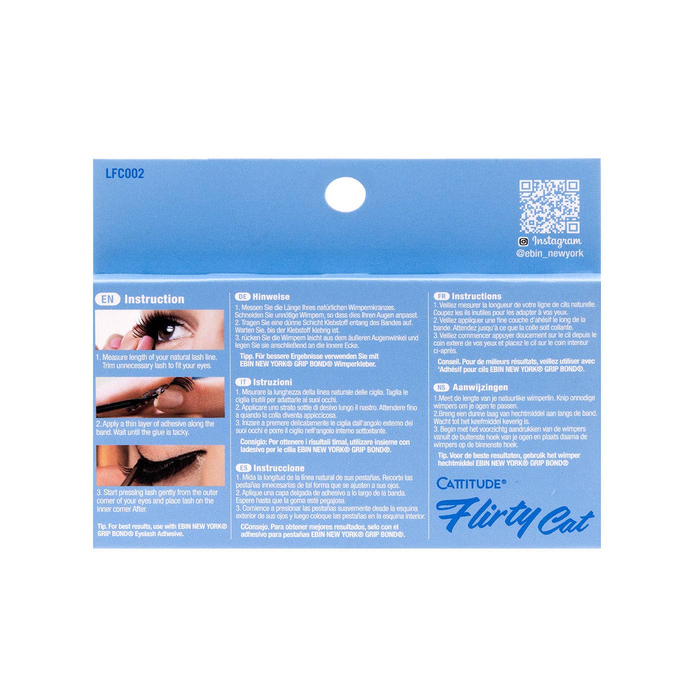EBIN NEW YORK - CATTITUDE Lashes - Flirty Cat (002)