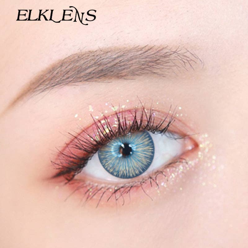 ELKLENS New York Blue S Colored Contact Lenses