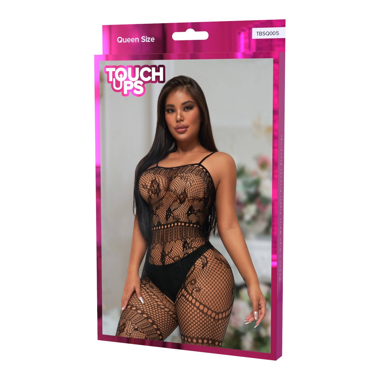 SM Beauty LLC - TouchUps - Queen Fishnet Body Stocking: TBSQ001 Queen (6 PCS)