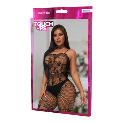 SM Beauty LLC - TouchUps - Queen Fishnet Body Stocking: TBSQ002 Queen (6 PCS)