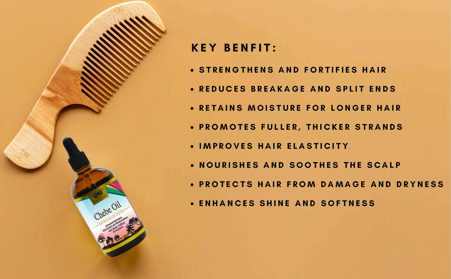 ON Natural USA - ON NATURAL - Chebe Oil: 4oz