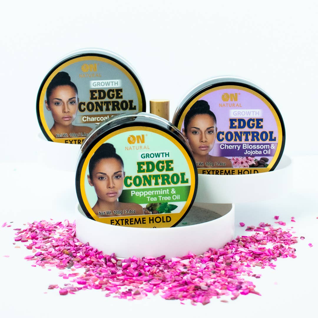 ON Natural USA - ON NATURAL - Edge Control  Extreme Hold [Peppermint & Tea]: 1oz