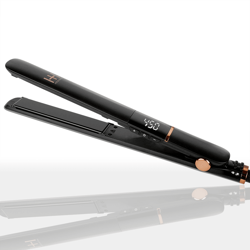 Hot & Hotter Extra Long Ceramic Digital Flat Iron 1 Inch