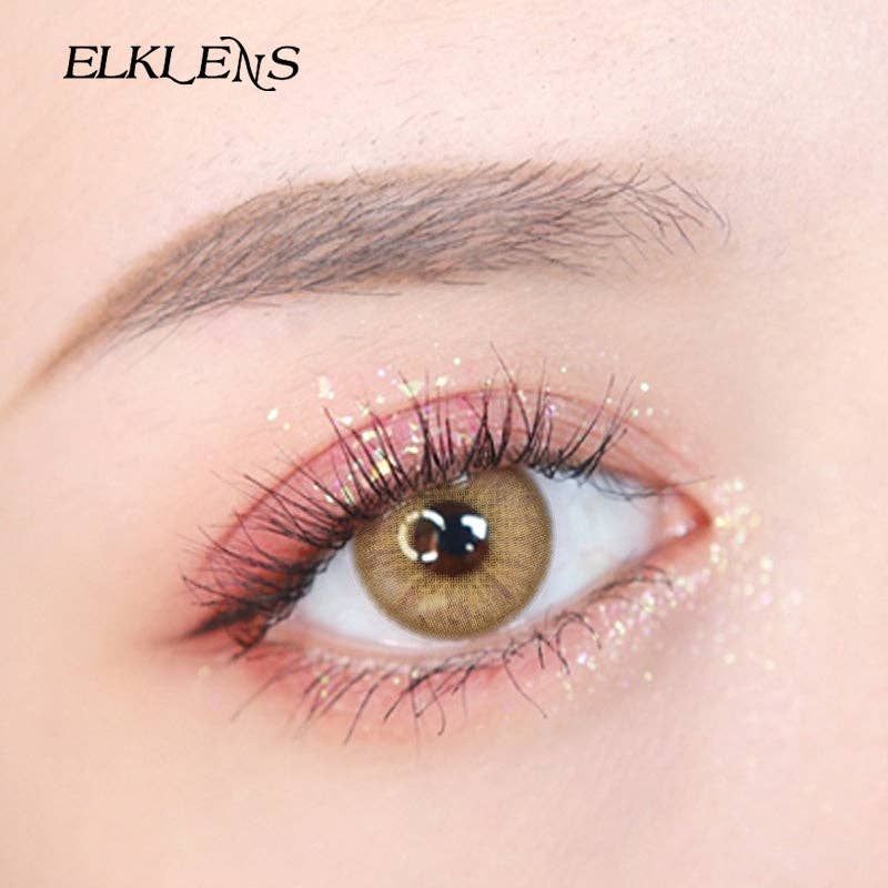 ELKLENS Dubai Brown Colored Contact Lenses