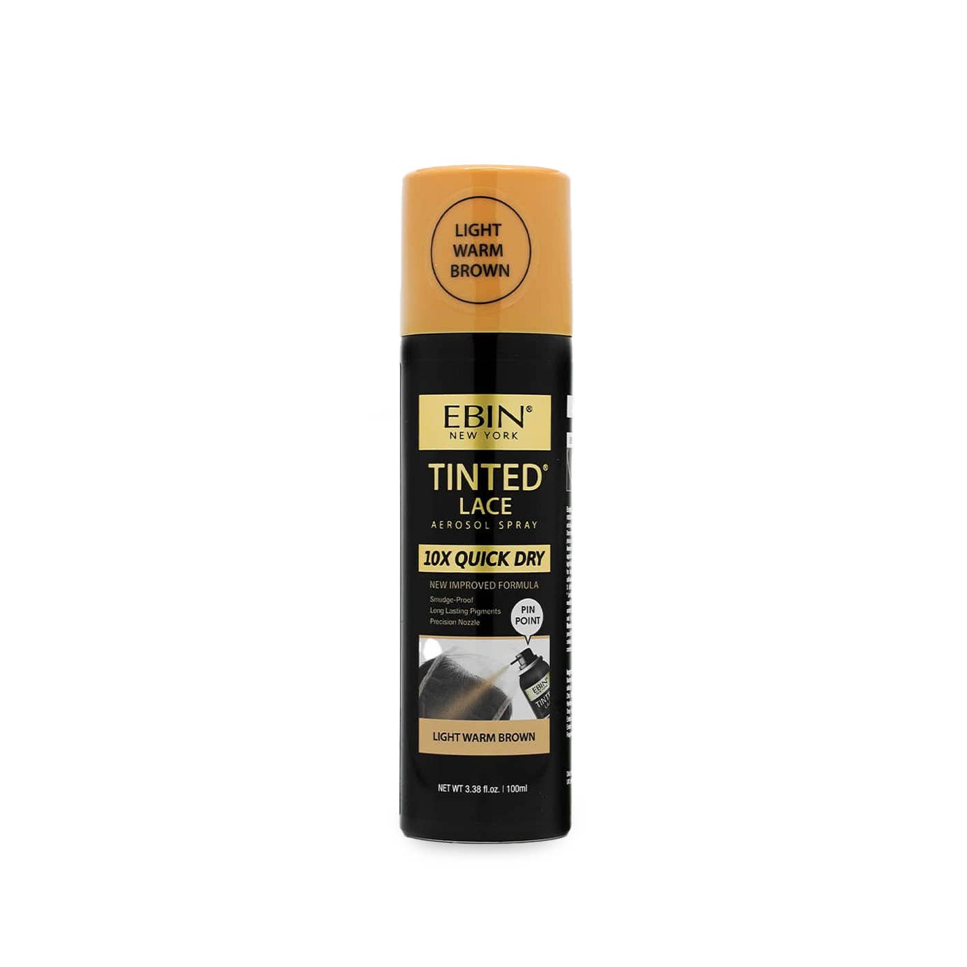 EBIN NEW YORK - 10X Quick Dry Tinted Lace Spray: Medium Dark Brown