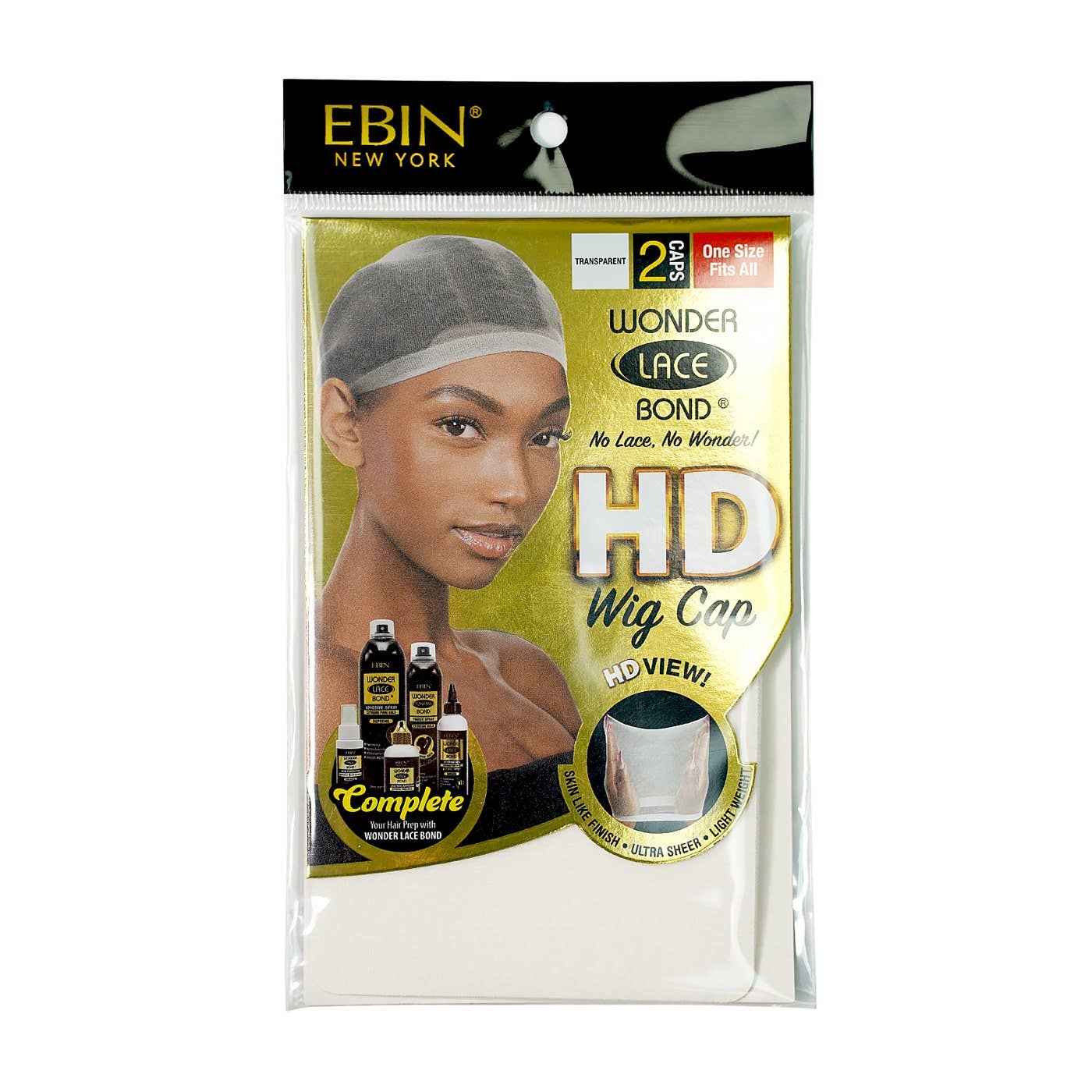 EBIN NEW YORK - Wonder Lace Bond HD Wig Caps: Beige