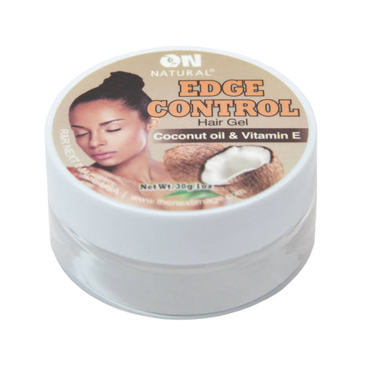 ON Natural USA - ON NATURAL - Edge Control Hair Gel [Coconut Oil & Vit E.]: 1oz